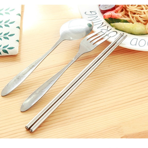 Bộ 3 (Muỗng Đũa Nĩa ixon) có hộp đựng dành cho văn phòng hoặc đi du lịch tiện dụng - BSPK87 | BigBuy360 - bigbuy360.vn