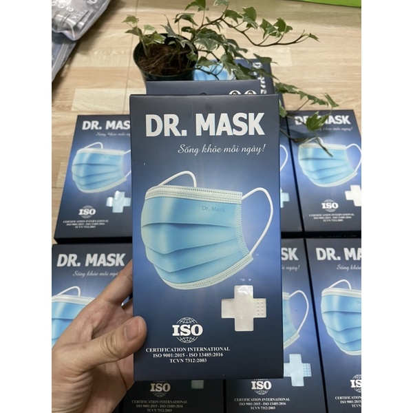 Khẩu trang Dr.mask kháng khuẩn 3 lớp