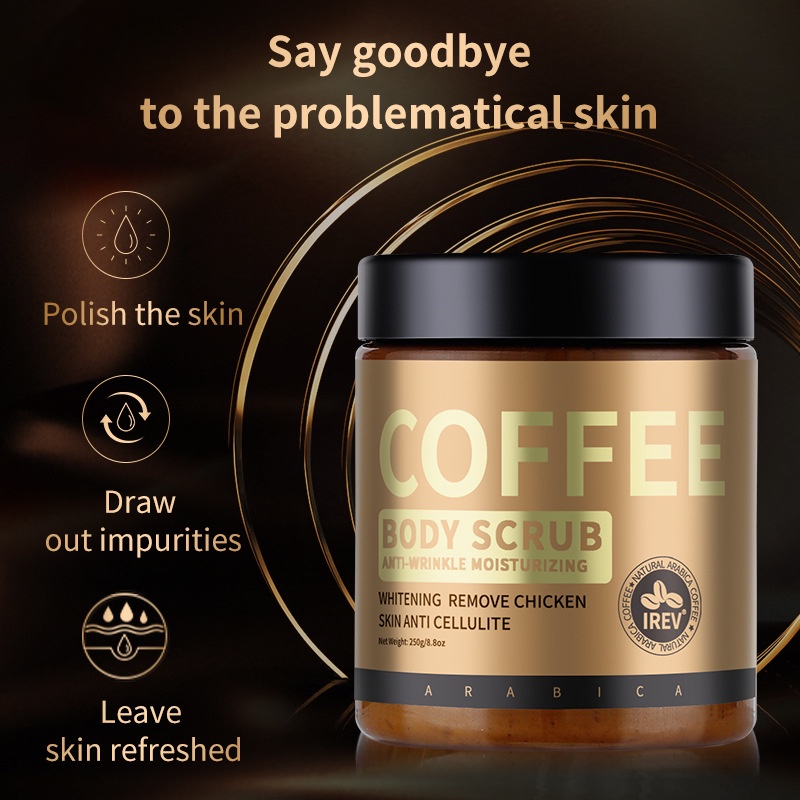Tẩy Da Chết COFFEE Body Scrub Từ Cà Phê 250gr (TDC002)