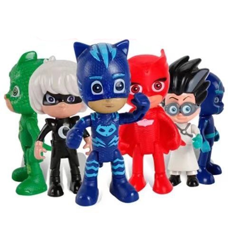 Pj masks set 4 Xe Hơi Đồ Chơi 3 Chiếc Mặt Nạ Hình Nhân Vật Hoạt Hình anime Dành Cho Bé Trai Và Bé Gái