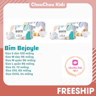 Bỉm Bejoyle Nội Địa Trung, Tã Bejoyle Cao Cấp dán/quần Size S120-M96-L90-XL78-XXL66-XXXL54