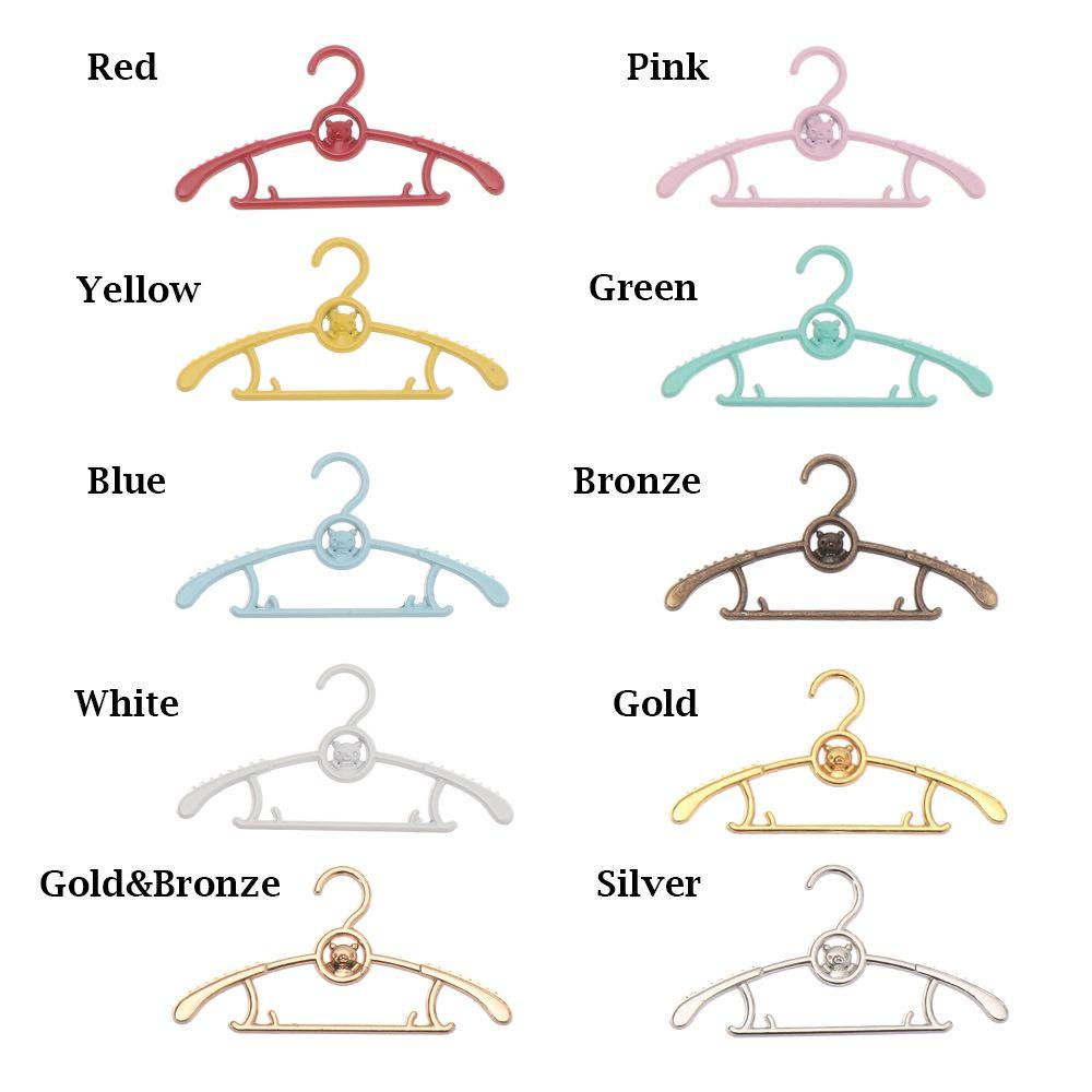 Set 5 Móc Treo Quần Áo Hình Cầu Vồng Dễ Thương 4cm / 6.5cm / 7.5cm