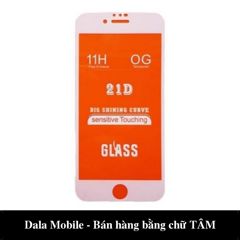 Dán Kính Cường Lực Iphone 21D Full Màn Hình