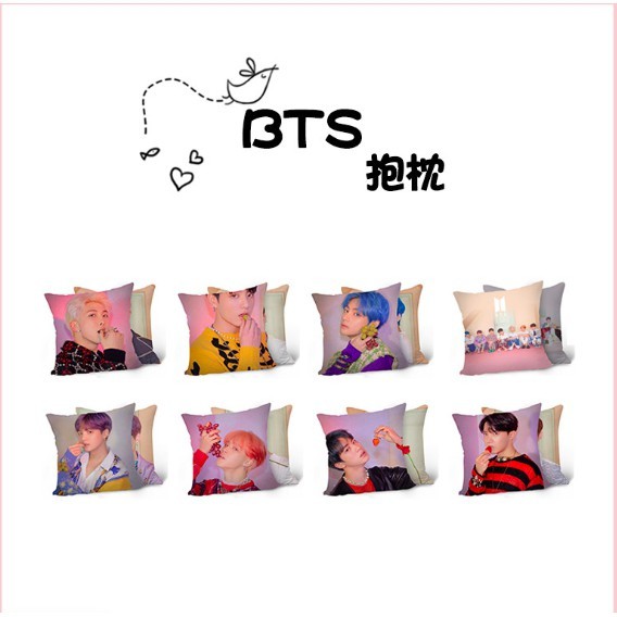 [Sẵn] Gối BTS Persona 40x40cm