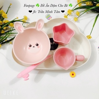 SET BÁT SỨ ĂN DẶM CHO BÉ, bát ăn dặm kiểu nhật