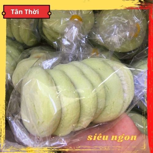 (Loại To) Bánh bao sữa trà xanh tuổi thơ - ăn vặt ngon