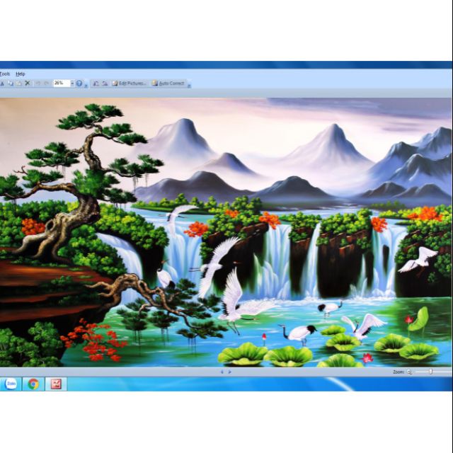 Tranh 3D Dán Hồ Cá Cảnh
