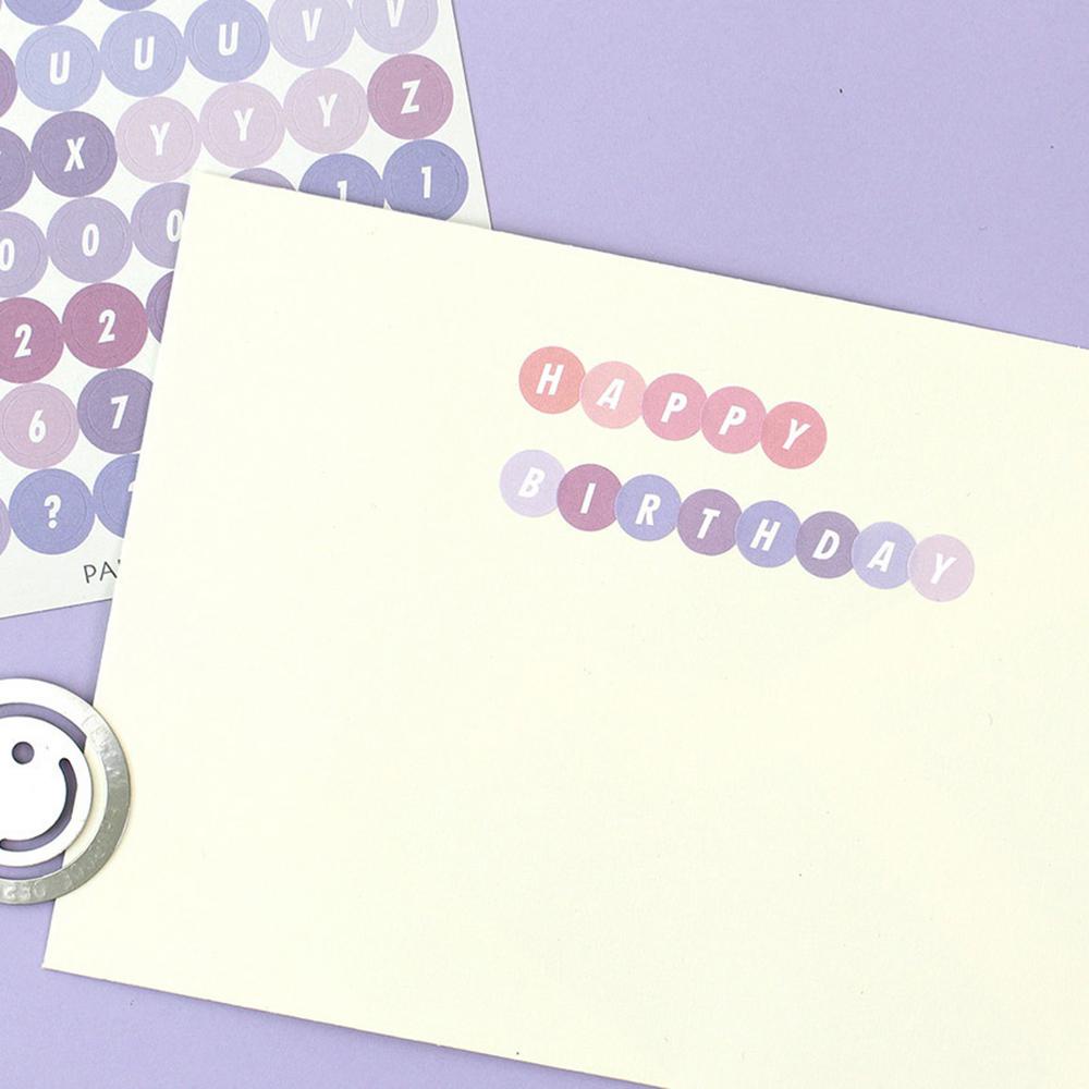 Sticker Dán Trang Trí Hình Bảng Chữ Cái DIY