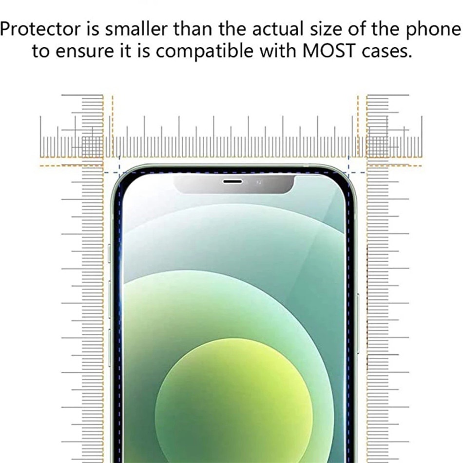 Set 4 Kính Cường Lực Bảo Vệ Màn Hình Điện Thoại Iphone 11 12 Pro Max Xs Xr 7 8 6s Plus Se 12 Mini 11 Pro Max