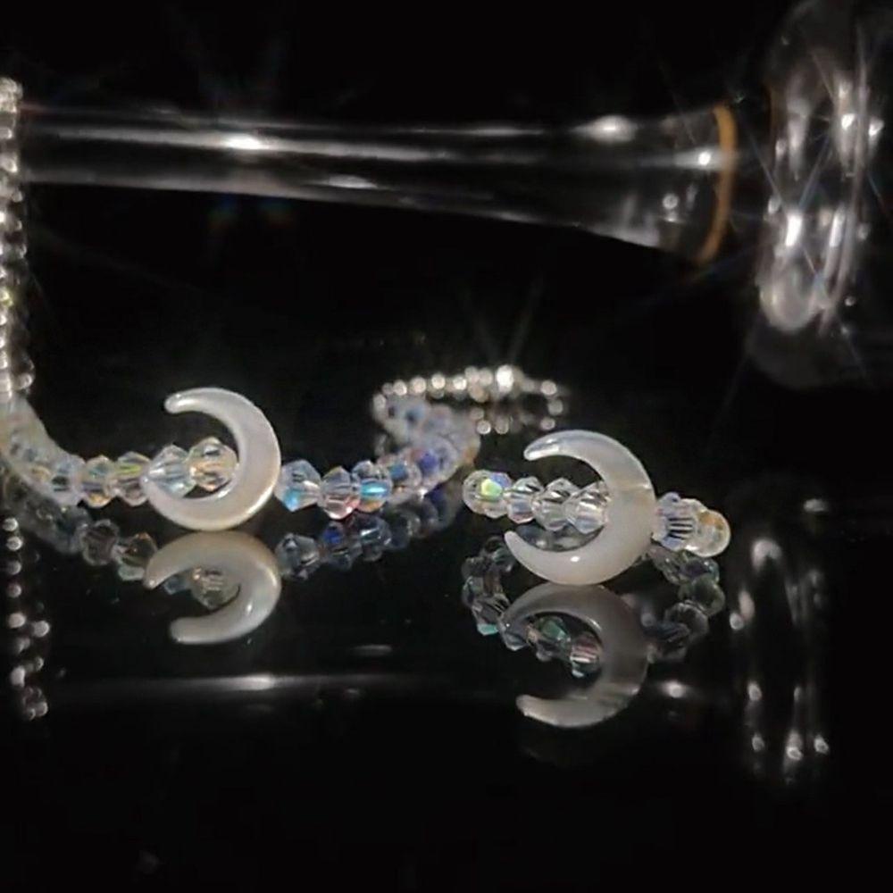 Vòng Đeo Tay Mặt Trăng Khuyết Phong Cách Trung Hoa Cổ Điển Dành Cho Nữ|Vòng Tay Chuỗi Hạt Thời Trang