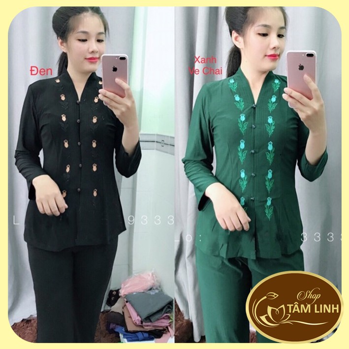Đồ Lam Đi Chùa_Thun Bà Lai