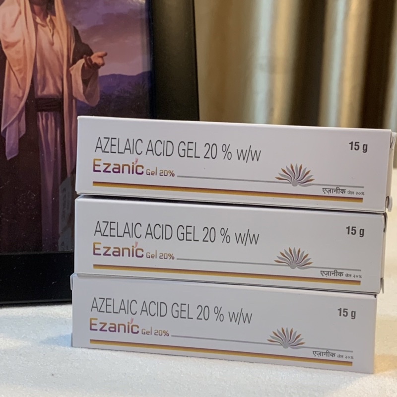 Giảm mụn Ezanic Azelaic acid 20% giảm mụn mờ thâm 15g