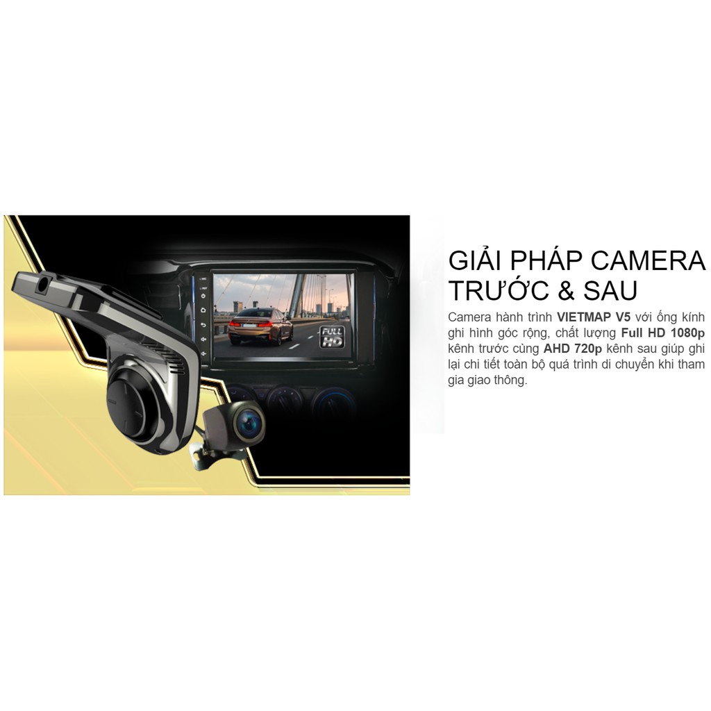 VIETMAP V5 - Thẻ 64GB - Camera Hành Trình Ô tô Kết Nối DVD Android - Điều Khiển Giọng Nói - Hàng Chính Hãng | BigBuy360 - bigbuy360.vn