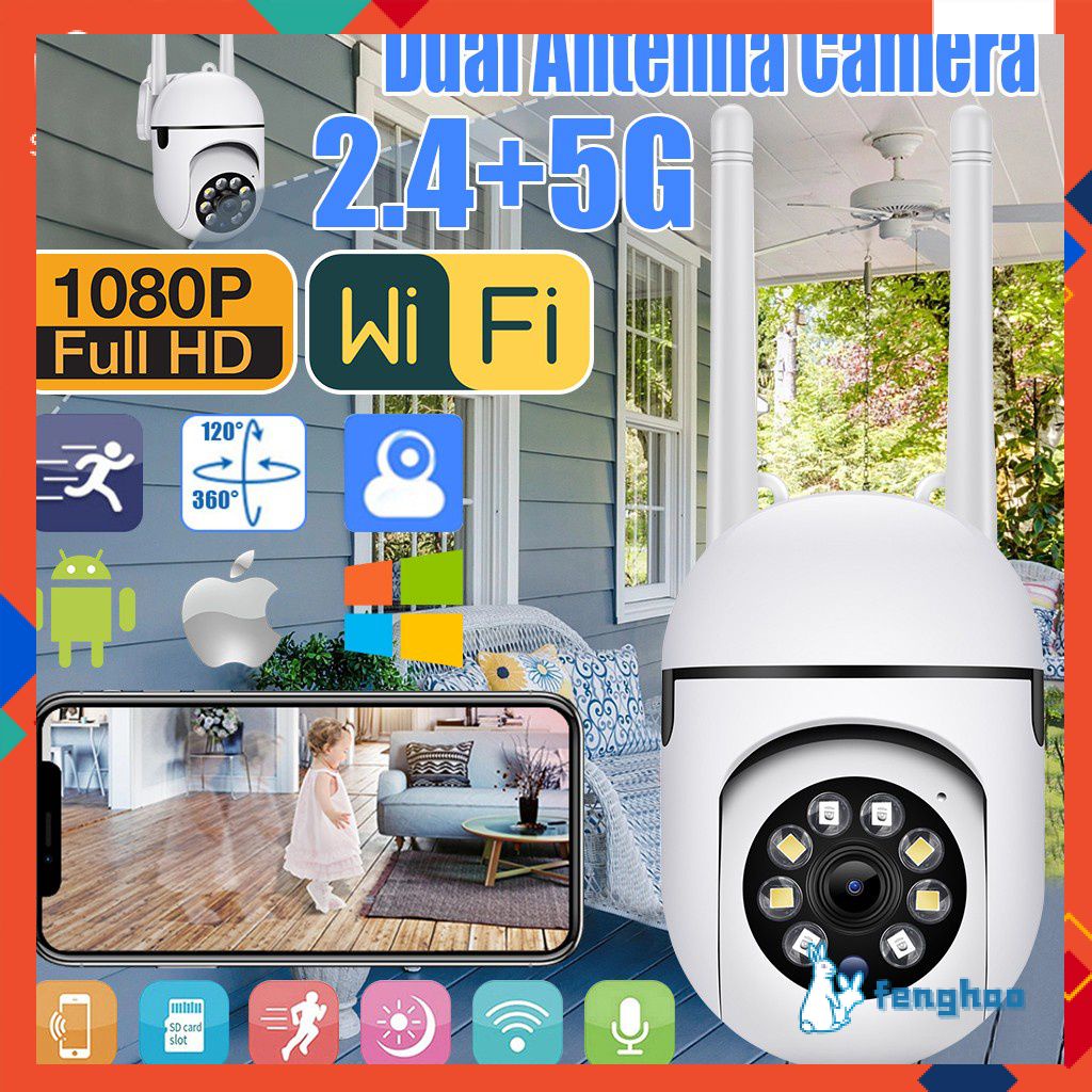 Camera An Ninh Wifi Hồng Ngoại Quan Sát Ban Đêm Hd 1080P Camera Quan Sát Pk Yoosee/Yiiot