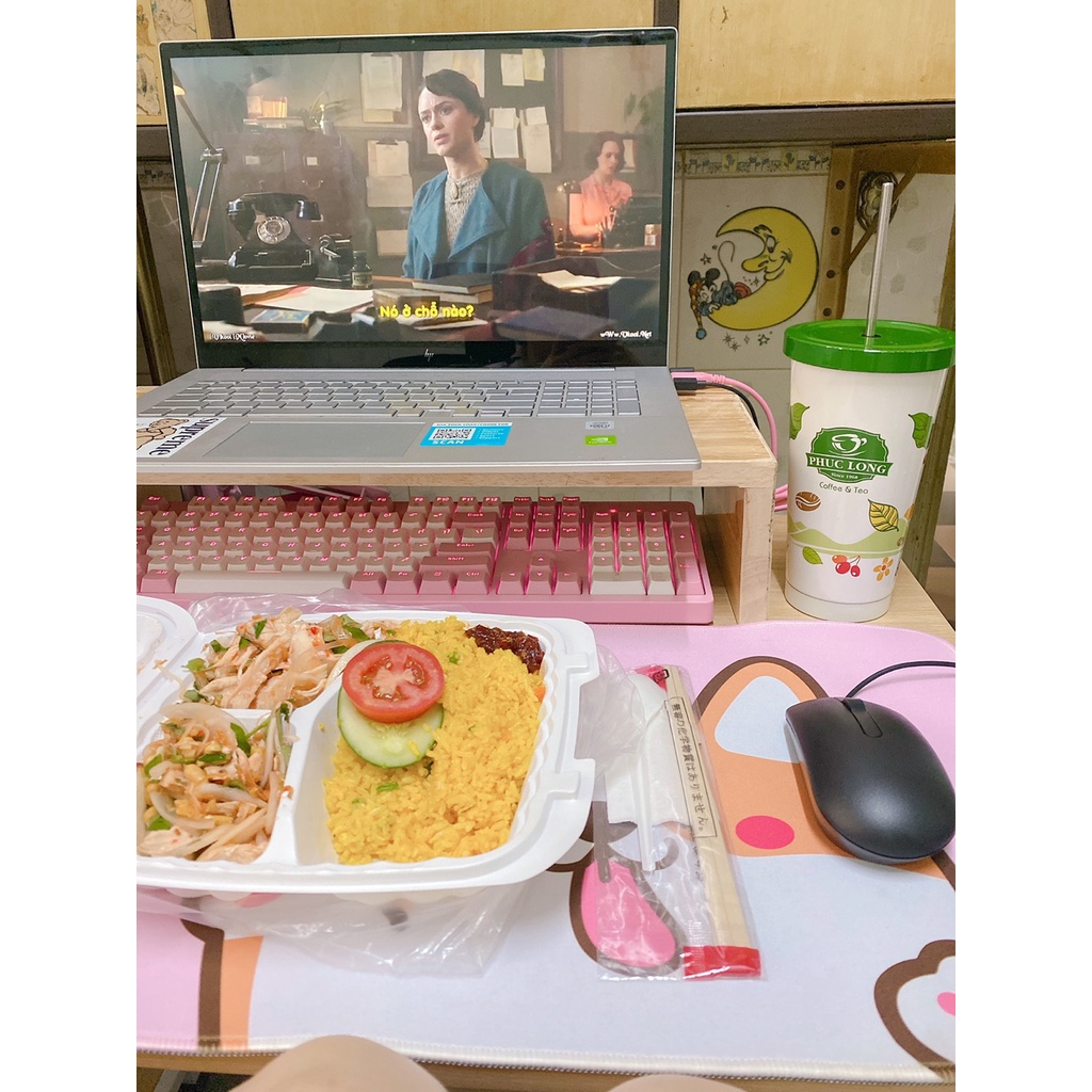 Kệ kê màn hình máy tính bàn, chống mỏi cổ, mỏi mắt khi sử dụng lâu dài, kích thước 20x50x10cm