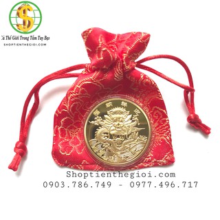 Xu Hình Con Rồng Phong Thủy Mạ Vàng Giúp Đem Lại Sức Sống Mạnh Mẽ Cho Gia Chủ - TMT Collection - MS373