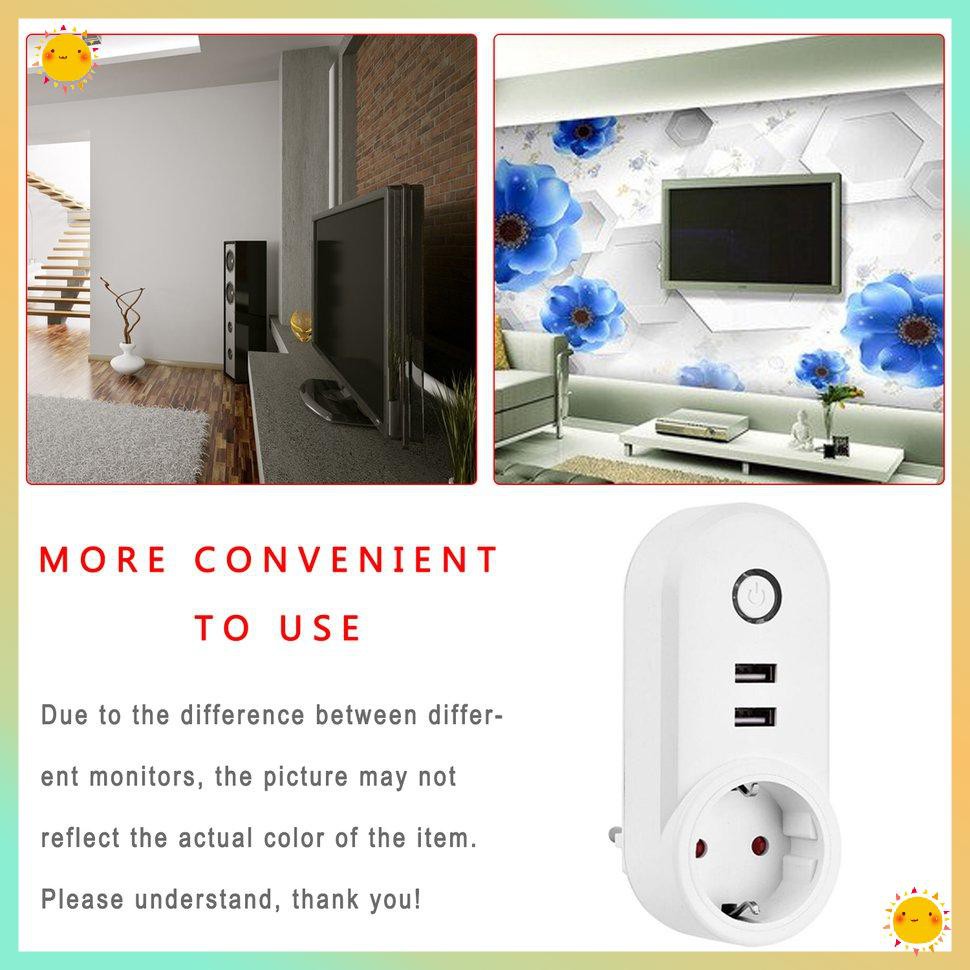 Ổ Cắm Thông Minh Kết Nối Wifi Chuẩn Châu Âu