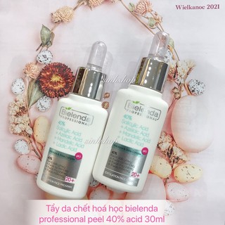 Tấy Da Chết Hoá Học Bielenda Professional 40% Acid Salicylic Peeling 30ml Hàng balan (bill ảnh sau)