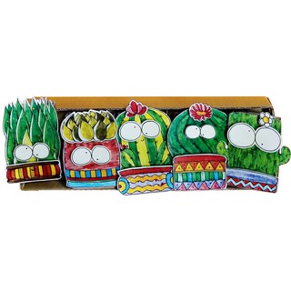 Thiệp Sinh Nhật Hộp Diêm DIY - Set 5 Hộp - Xương Rồng