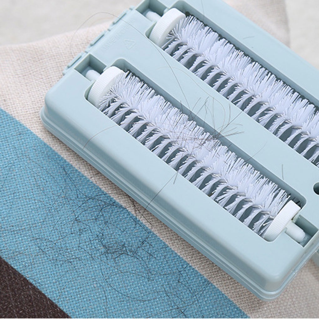 [CHOO] Multi-functional Double Head Handheld Carpet Table Brush Plastic Sweeper Dirt Hair Cleaner Collector Roller
