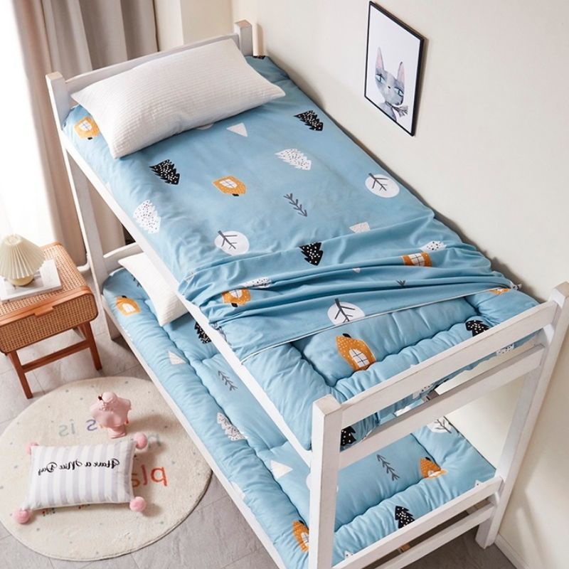 Nệm có thể tháo rời và giặt được, futon rời, giường tầng siêu dày, 0.9m ký túc xá, chiếu ngủ gấp cho xá sinh viên