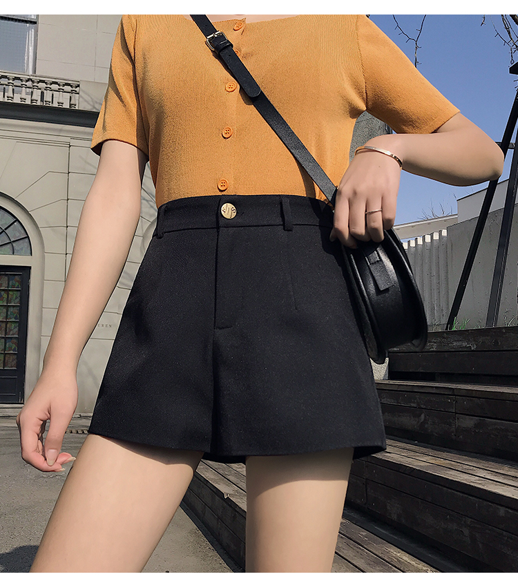 Quần Short Chữ A Lưng Cao Dáng Rộng Thời Trang Xuân Hè 2021 Cho Nữ | BigBuy360 - bigbuy360.vn