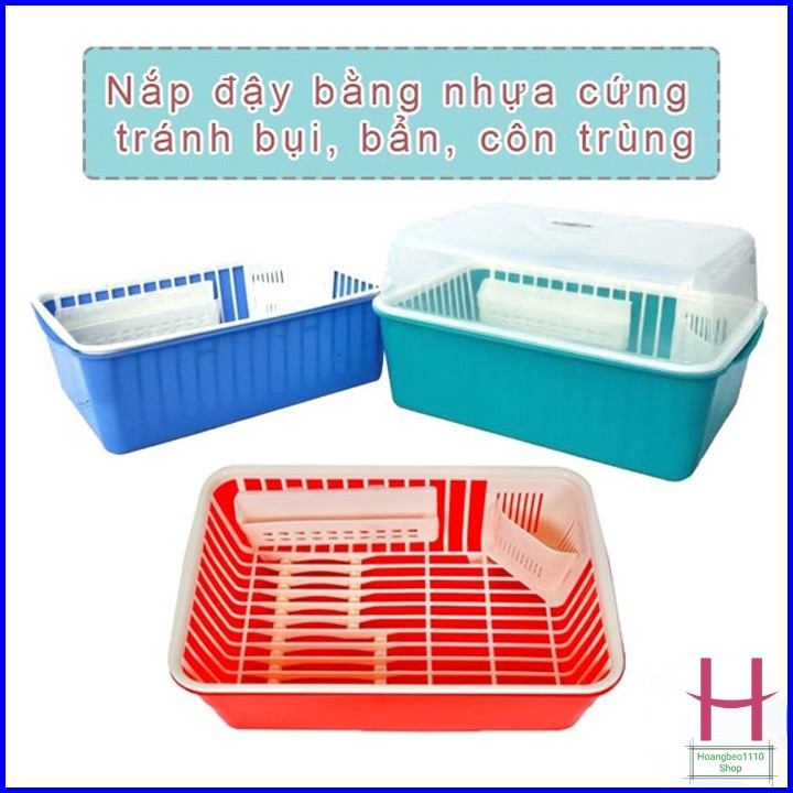 Rổ úp bát đũa có nắp nhựa Song Long tiện dụng { H }