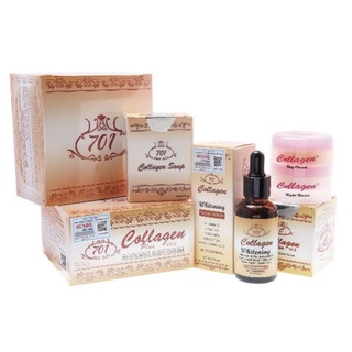 Chinh hãng trọn bộ kem - serum colagen 701 plus vit e