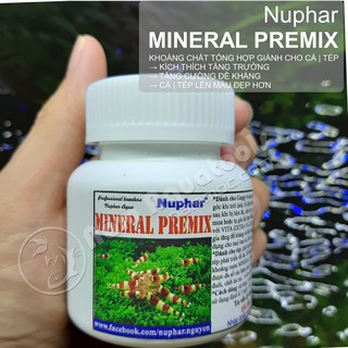 Nuphar - MINERAL PREMIX | Khoáng bột tổng hợp giành cho cá tép cảnh, Bucep