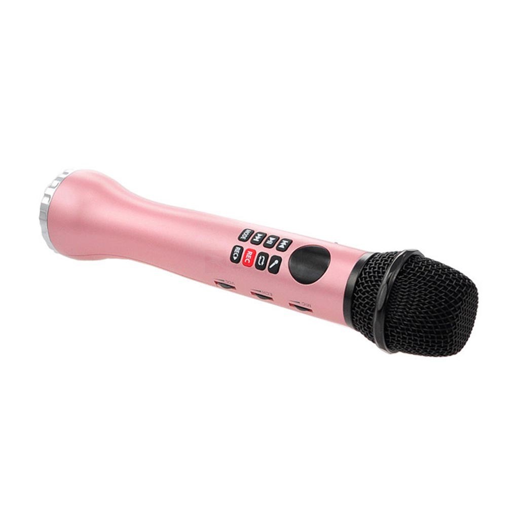 [MÀU HỒNG] Micro Loa Bluetooth L-598 Karaoke Thời Thượng