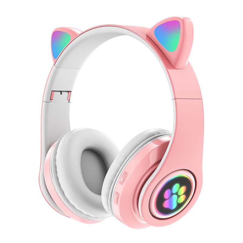 Tai nghe mèo bluetooth chụp tai,headphone mèo dễ thương cho nữ mới BH 12 tháng Cực rẻ