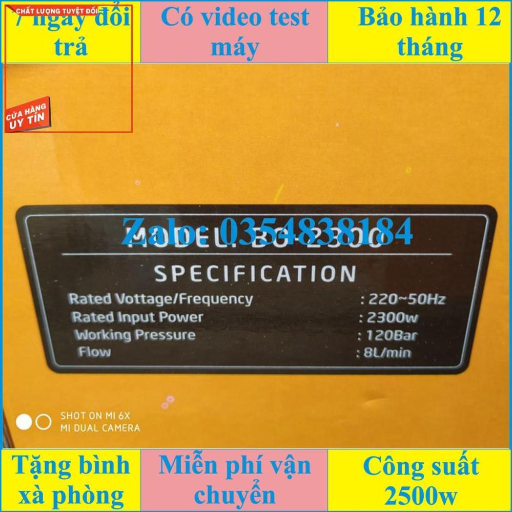 MÁY RỬA XE BOSS 2300W thế hệ mới 2019