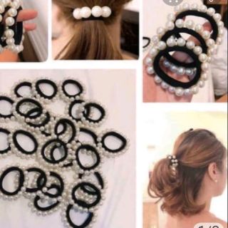 Dây buộc tóc giả ngọc trai
