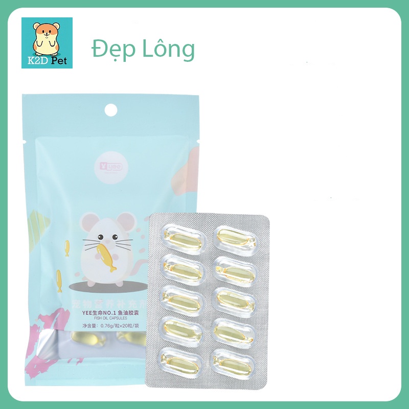 Cá con Yee bảo vệ sức khỏe cho Hamster, Guinea Pig , thỏ, sóc, chinchilla