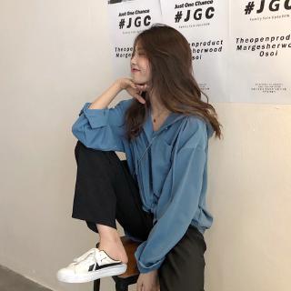 Áo Hoodie Tay Dài Dáng Rộng Phong Cách Retro Cá Tính