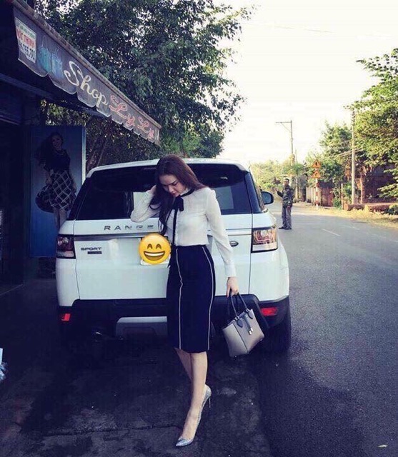 CHÂN VÁY BÚT CHÌ NÉ TRẮNG ( ảnh thật chụp canh) | BigBuy360 - bigbuy360.vn