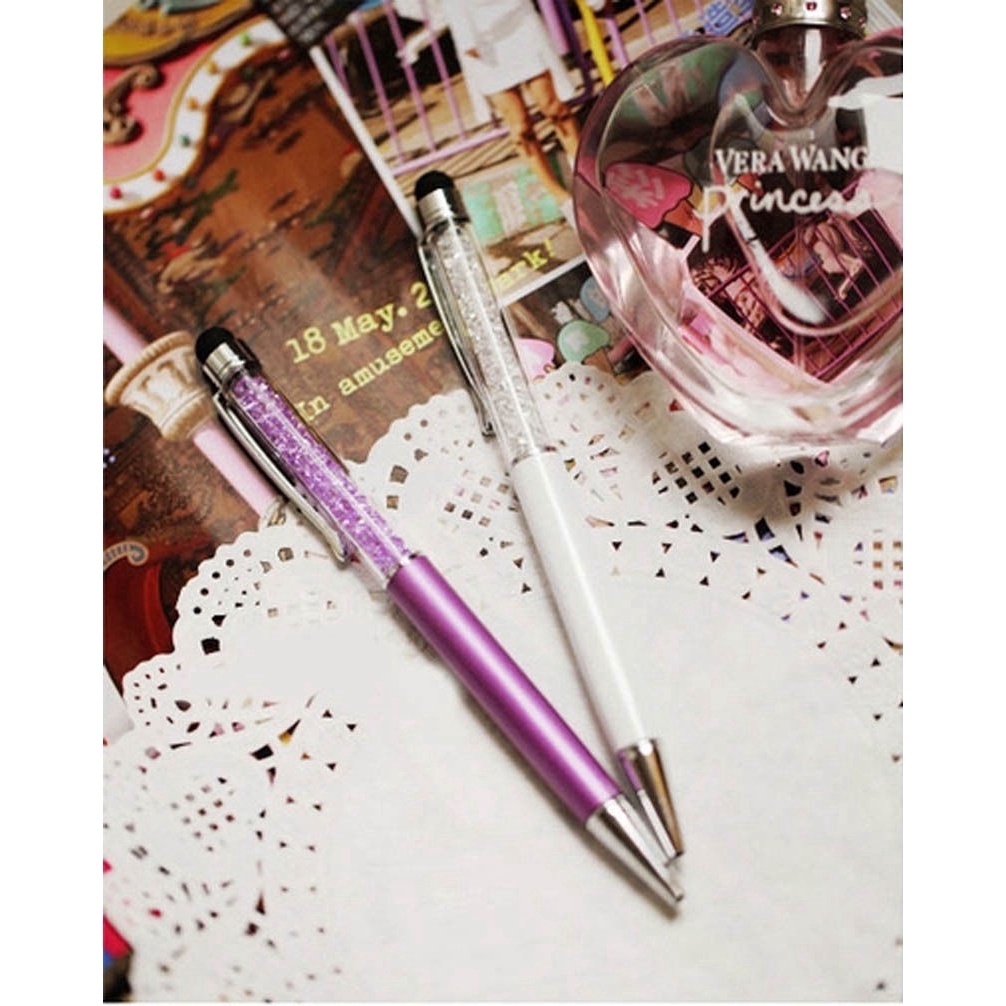 Set 2 bút bi đính đá Swarovski