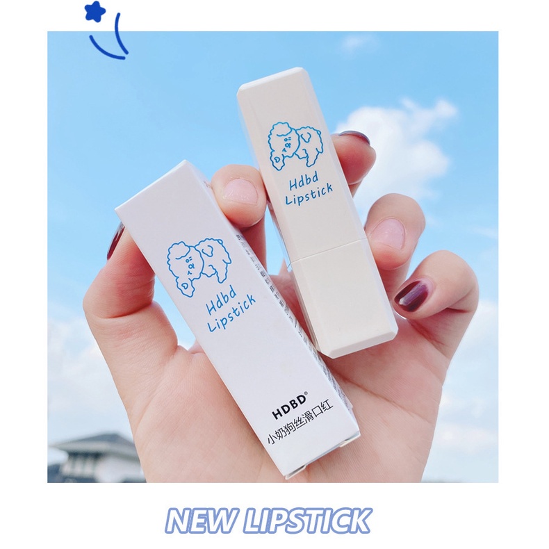 [Hàng mới về] Son lì HDBD lâu trôi không dễ phai màu thiết kế hình cún dễ thương