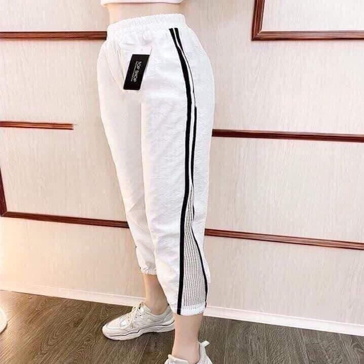 Quần đũi baggy nữ phối lưới bo gấu (ảnh thật), Siêu Hot Hàng Loại 1 size từ 38 đến 75kg