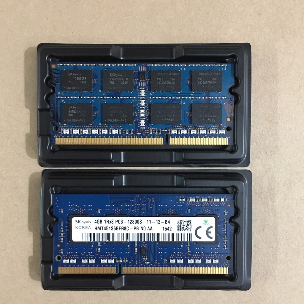 Ram laptop DDR3 DDR3L 8GB 4GB Bus 1600 Samsung / Hynix PC3-12800S