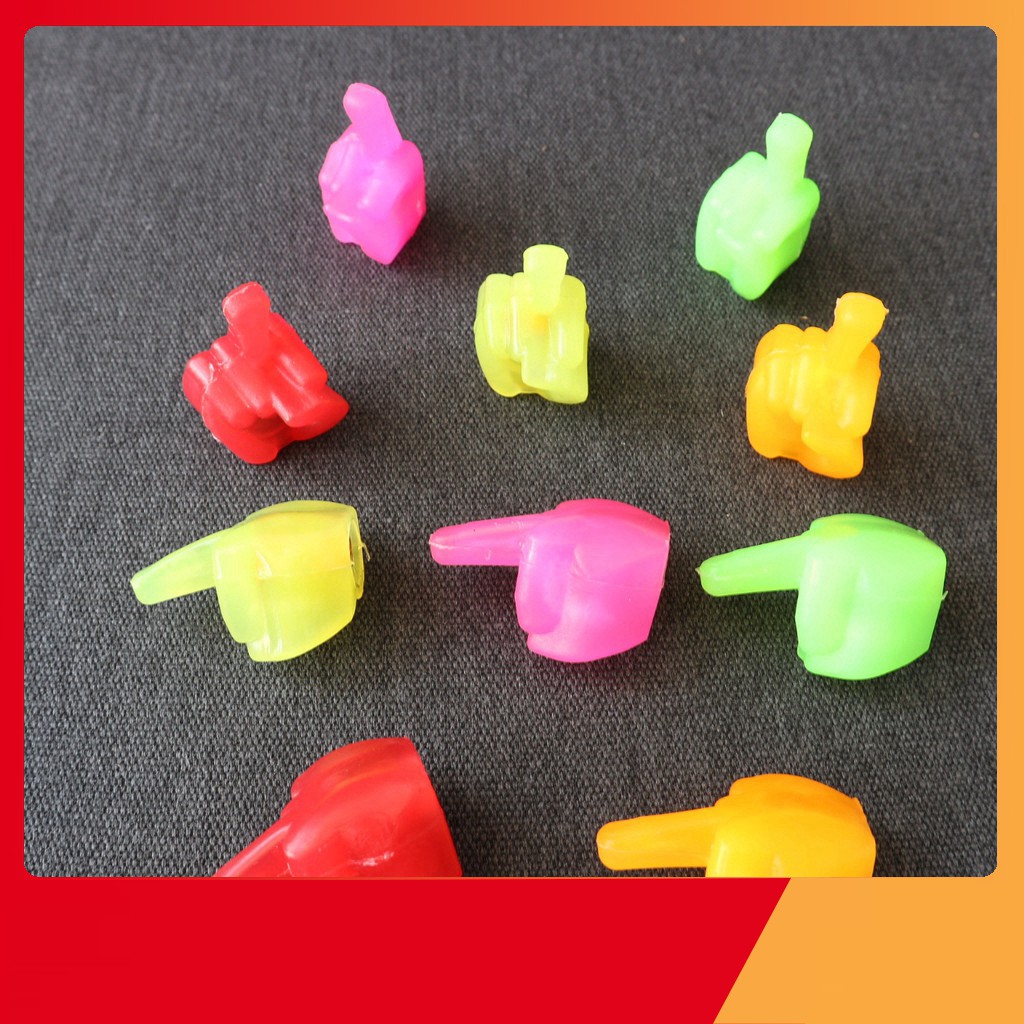 [XẢ KHO] NẮP VAN VÒI XE MÁY HÌNH NGÓN TAY DẠ QUANG (nhiều màu )