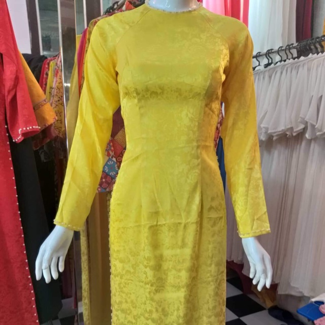 Combo áo trắng 4ta áo gấm(hồng vang)