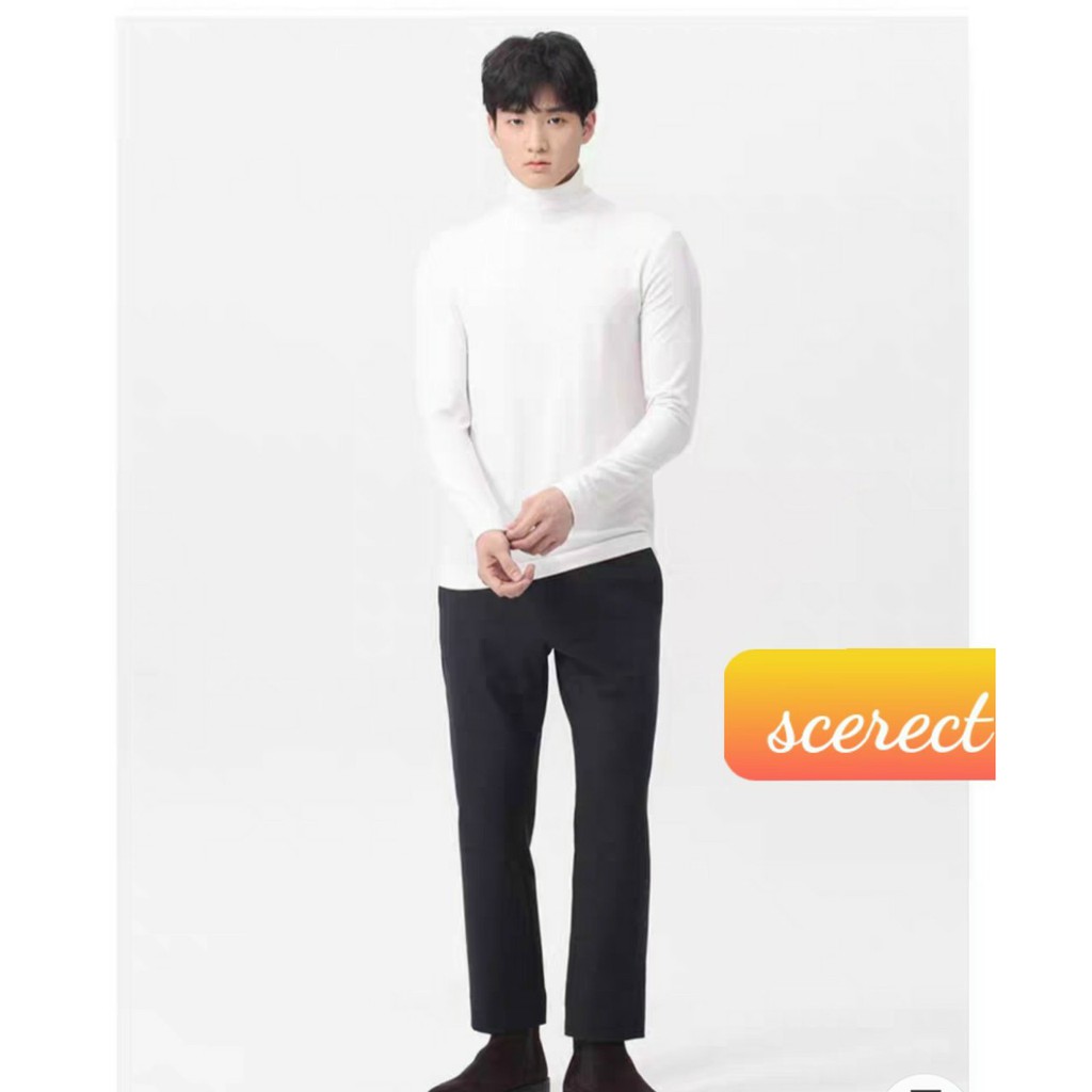 Áo thun cổ lọ tay dài form body | BigBuy360 - bigbuy360.vn