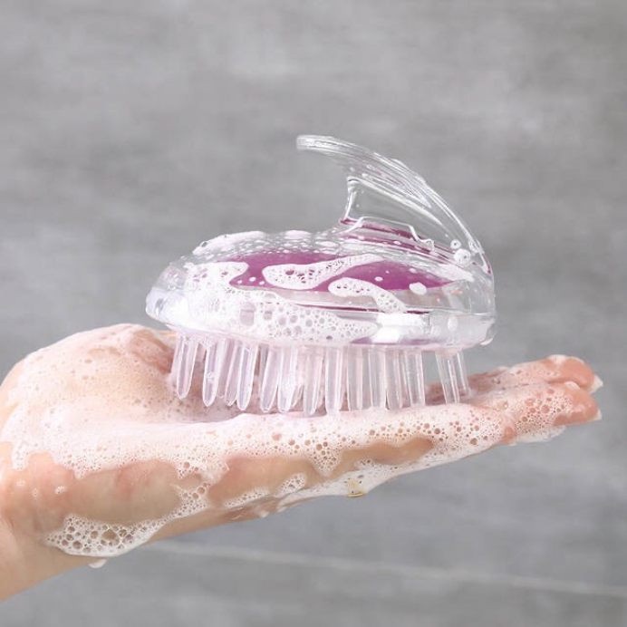 Lược Gội Đầu Silicone Nhiều Màu Massage Da Đầu Tiện Dụng