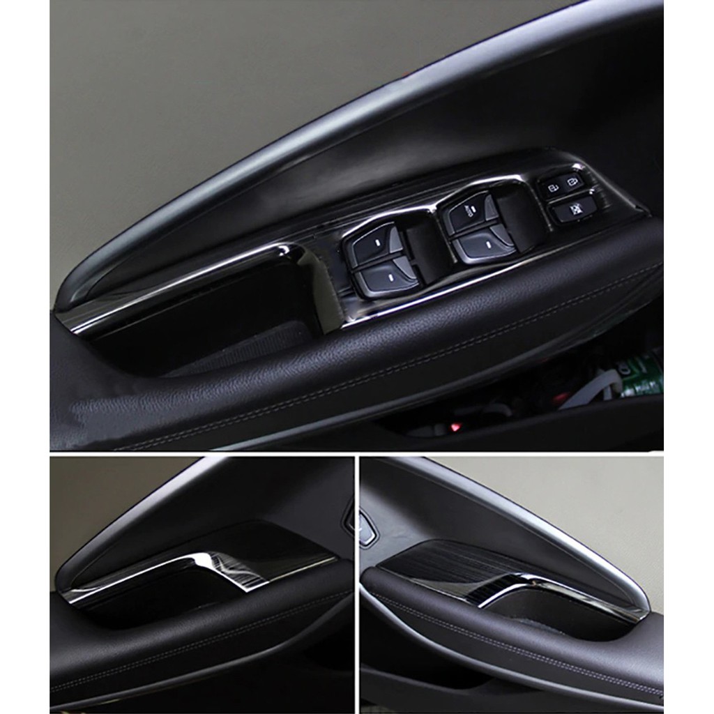 Ốp nội thất xe Santafe 2019 2020 2021 mẫu titan đẹp 5 chi tiết