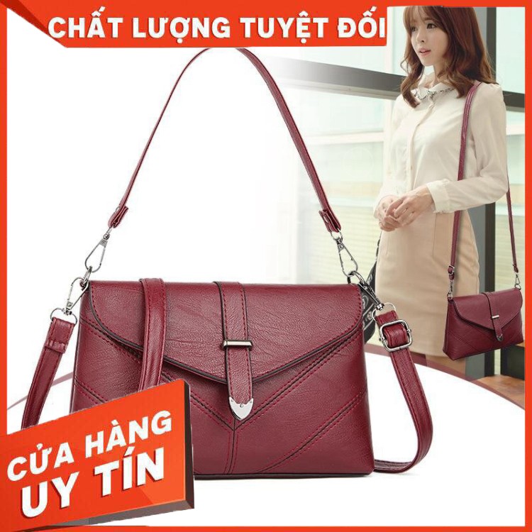TÚI XÁCH NỮ ĐEO CHÉO DA MỀM - T60389 loại F1
