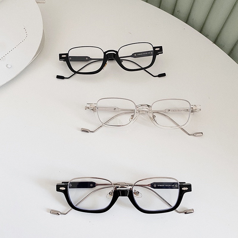 G.M Gatta - Kính giả cận, Gọng kính cận nửa viền nam nữ 2021 chống ánh sáng xanh, UV400 Jolie eyewear