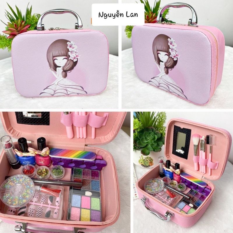 Đồ chơi vali trang điểm làm móng cho bé
