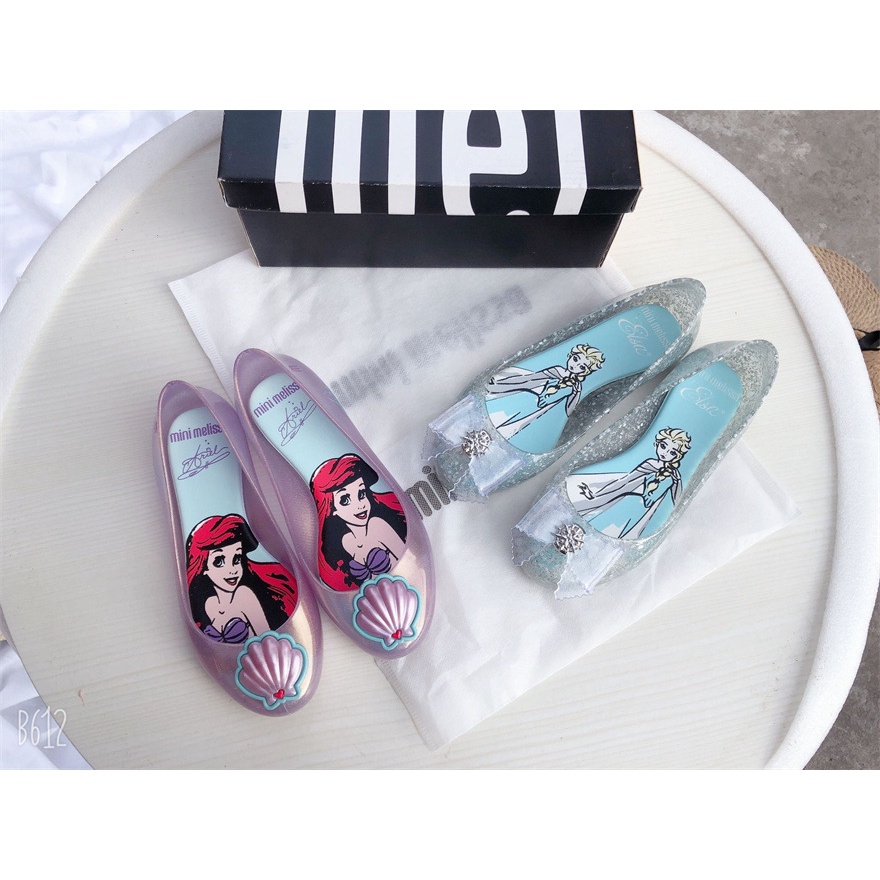 Giày Sandal Công Chúa Đính Đá Pha Lê Cỡ Lớn Phong Cách Mới Cho Bé Gái
