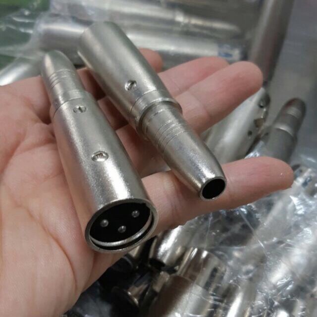 MT MAX Jack Chuyển Đổi XLR Canon Đực Ra 6 Ly Cái, Đầu Chuyển Rắc Canon Đực Ra 6 Ly Cái Dùng Cho Hệ Thống Âm Thanh